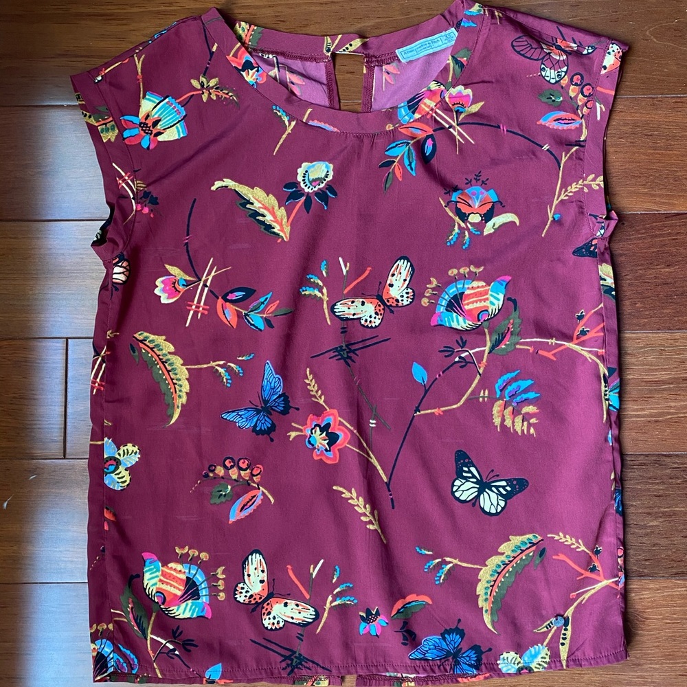 abercrombie and fitch essentials spring blouse